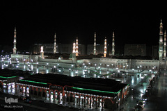 بارگاه قدسی پیامبر اکرم(ص) در مدینه منوره