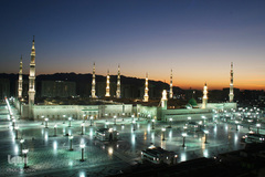 بارگاه قدسی پیامبر اکرم(ص) در مدینه منوره