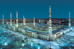 بارگاه قدسی پیامبر اکرم(ص) در مدینه منوره