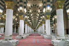 بارگاه قدسی پیامبر اکرم(ص) در مدینه منوره