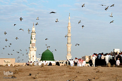 بارگاه قدسی پیامبر اکرم(ص) در مدینه منوره