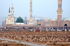 بارگاه قدسی پیامبر اکرم(ص) در مدینه منوره