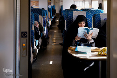 ورود بانوان قرآن پژوه به مشهد مقدس