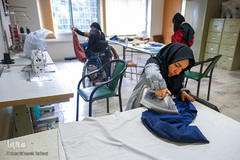 خدیجه کوهی، دیپلم حسابداری است. وی در حال یادگیری خیاطی در این موسسه است.