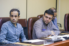 نشست خبری احمد ابوالقاسمی، مدیر رادیو قرآن پیرامون طرح قرآن، کتاب زندگی(۱۴۵۲)