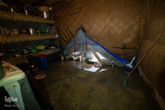 طوفان اردوگاه پناهندگان سوری را تخریب کرد