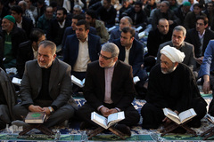 مراسم بدرقه کاروان قرآنی انقلاب از بارگاه نورانی امام خمینی (ره)