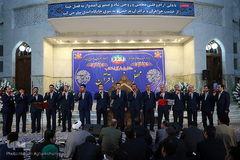 مراسم بدرقه کاروان قرآنی انقلاب از بارگاه نورانی امام خمینی (ره)