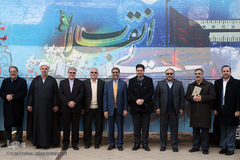 مراسم بدرقه کاروان قرآنی انقلاب از بارگاه نورانی امام خمینی (ره)