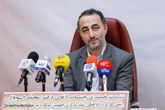 محمد اسحاقی، مدیر کارگروه فرهنگی در نشست خبری چهلمین سالگرد پیروزی انقلاب اسلامی