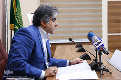 ابراهیم صادق فر، مدیر کارگروه‌ کارگری و کارآفرینی در نشست خبری چهلمین سالگرد پیروزی انقلاب اسلامی