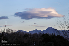 آسمان تهران از فراز تپه‌های عباس آباد