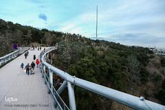 آسمان تهران از فراز تپه‌های عباس آباد