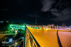 آسمان تهران از فراز تپه‌های عباس آباد