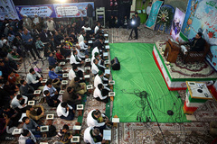 کاروان قرآنی انقلاب در روستای قرآنی چارک بوشهر