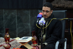 کاروان قرآنی انقلاب در حسینیه حضرت ابالفضل(ع) کوی هدایتی بندر لنگه