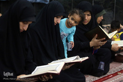 کاروان قرآنی انقلاب در حسینیه حضرت ابالفضل(ع) کوی هدایتی بندر لنگه