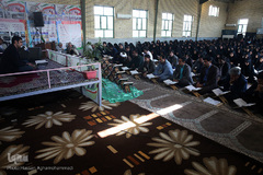 کاروان قرآنی انقلاب در دبیرستان عشایری شبانه روزی عفاف شهرستان عنبرآباد