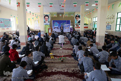 کاروان قرآنی انقلاب در شهرستان دارالصابرین بم