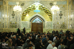 محفل انس با قرآن کاروان قرآنی انقلاب در  امامزاده حسین ابن موسی کاظم(ع) شهرستان طبس