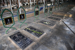 کاروان قرآنی انقلاب در آرامستان متقین بیرجند