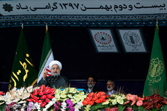 سخنرانی رئیس جمهور در مراسم چهلمین سالگرد پیروزی انقلاب