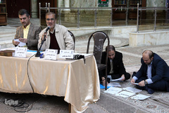 بخش رقابت‌های قرائت برادران سیزدهمین جشنواره قرآنی مدهامتان در حرم امام خمینی(ره)