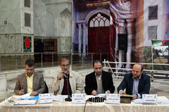 بخش رقابت‌های قرائت برادران سیزدهمین جشنواره قرآنی مدهامتان در حرم امام خمینی(ره)