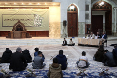 بخش رقابت‌های قرائت برادران سیزدهمین جشنواره قرآنی مدهامتان در حرم امام خمینی(ره)