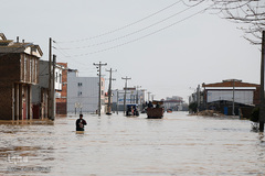 «آق‌قلا» زیر آب