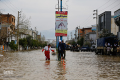 «آق‌قلا» زیر آب