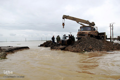 سیل به «گمیشان» رسید
