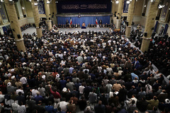 دیدار مسئولین و شرکت کنندگان سی‌وششمین دوره مسابقات بین‌المللی قرآن با رهبر انقلاب