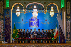 حرم حضرت معصومه(س) در شب نیمه شعبان‎