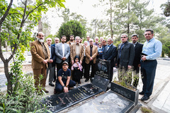 زیارت قبور اساتید قرآنی به مناسبت روز معلم