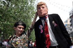 راهپیمایی نمازگزاران تهرانی در حمایت از بیانیه شورای عالی امنیت ملی