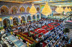 جزء خوانی قرآن حرم حضرت ابوالفضل العباس(ع)