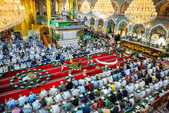 جزء خوانی قرآن حرم حضرت ابوالفضل العباس(ع)