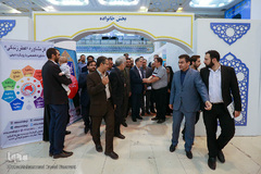 بازدید سیدعباس صالحی، وزیر فرهنگ و ارشاد اسلامی از بیست و هفتمین نمایشگاه قرآن کریم