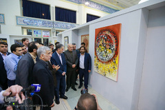 بازدید سیدعباس صالحی، وزیر فرهنگ و ارشاد اسلامی از بیست و هفتمین نمایشگاه قرآن کریم