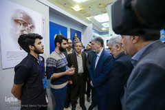 بازدید سیدعباس صالحی، وزیر فرهنگ و ارشاد اسلامی از بیست و هفتمین نمایشگاه قرآن کریم