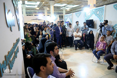 سخنرانی حجت الاسلام شهاب مرادی در ششمین روز نمایشگاه قرآن کریم در غرفه ایکنا