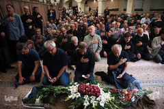 مراسم تشییع پیکر مرحوم محسن مظاهری، پیشکسوت قرآنی