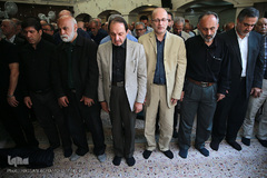 مراسم تشییع پیکر مرحوم محسن مظاهری، پیشکسوت قرآنی