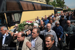 مراسم تشییع پیکر مرحوم محسن مظاهری، پیشکسوت قرآنی