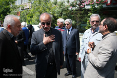 مراسم تشییع پیکر مرحوم محسن مظاهری، پیشکسوت قرآنی