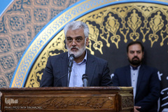 محمدمهدی طهرانچی، رییس دانشگاه آزاد اسلامی در تجدیدمیثاق دانشگاهیان با آرمان‌های حضرت امام خمینی(ره)
