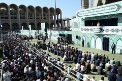 سخنرانی حضرت آیت‌الله العظمی خامنه‌ای، رهبر معظم انقلاب اسلامی پس از اقامه نماز عید سعید فطر