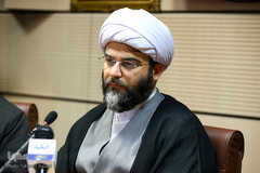 حجت الاسلام محمد قمی، رئیس سازمان تبلیغات اسلامی در نشست سراسری مدیران امور قرآنی استانی کشور