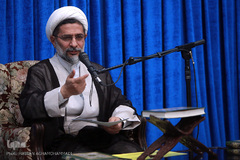 حجت‌الاسلام والمسلمین حمید محمدی، دبیر شورای توسعه فرهنگ قرآنی در نخستین مجمع اتحادیه موسسات و تشکل‌های فرهنگی مردمی قرآن و عترت کشور